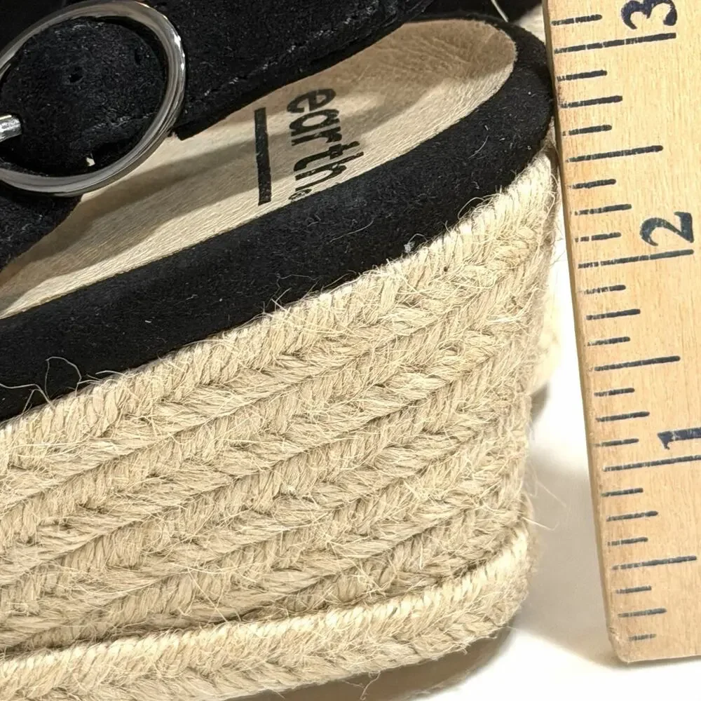 Earth Origins Size 10 Womens Thara Bermuda Sling Back Espadrille Sandal Bow
